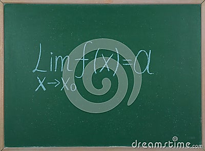 Mathematical formula . Stock Photo