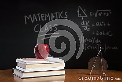 Mathematics class concept Stock Photo