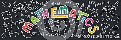 Mathematics. Vector Illustration