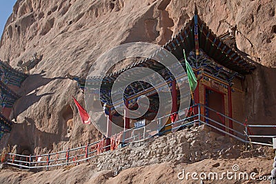 Mati Temple detail Zhangye, Gansu, China Stock Photo