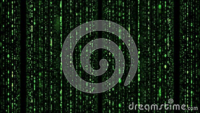 Matrix des binär Code-Regengrüns Matrix des binär Code-Regengrüns