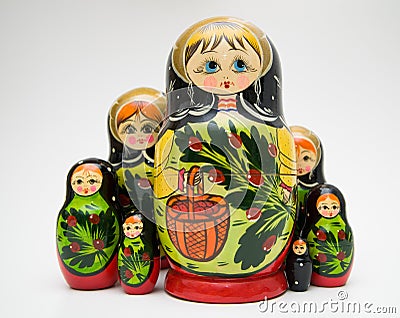 Matryoshka doll Stock Photo