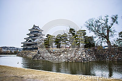 Matsumoto castle in Japan Stock Photo