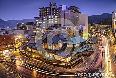 Matsuyama, Japan Cityscape Stock Photo