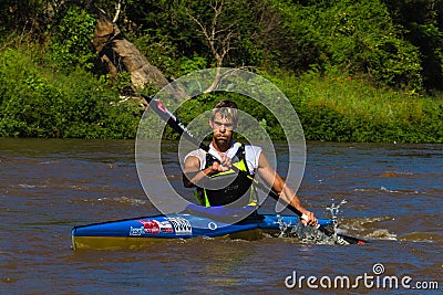 Matt Bouman Dusi Canoe Race Editorial Stock Photo