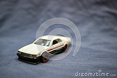 Mattel Hot Wheels white toy car Editorial Stock Photo