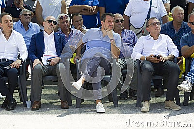 Matteo Salvini Italian politician and former member of the European parliament Editorial Stock Photo