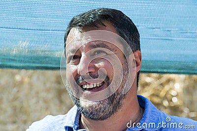 Matteo Salvini Italian politician and former member of the European parliament Editorial Stock Photo