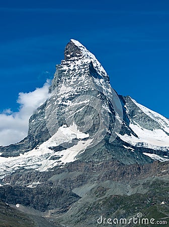 Matterhorn in Switzerland Stock Photo