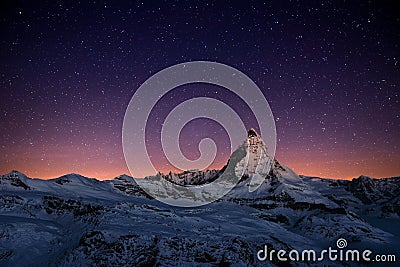 Matterhorn, Switzerland. Stock Photo