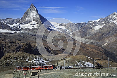 Matterhorn in Zermatt, Switzerland Editorial Stock Photo