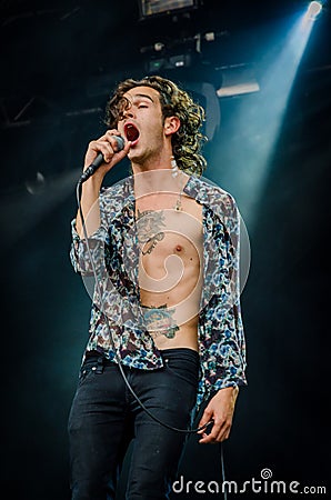 Matty Healy of The 1975 (band) Editorial Stock Photo