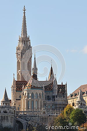 Matthias Church Stock Photo