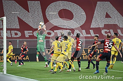 Genoa vs Hellas Verona Editorial Stock Photo