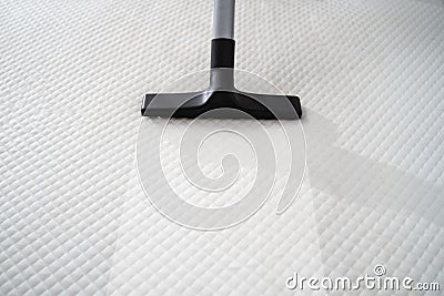 Mattress Cleaning Professional Service Stock Photo