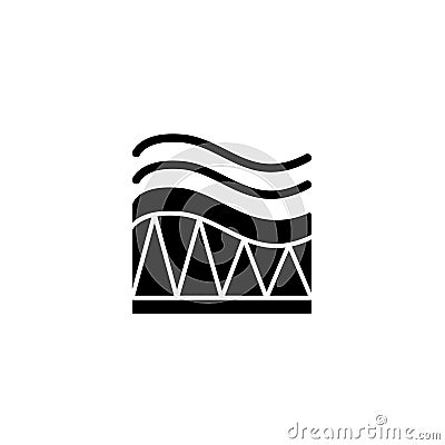 Mattress, elasticity icon. Simple convenience for sleeping icons for ui and ux, website or mobile application Stock Photo