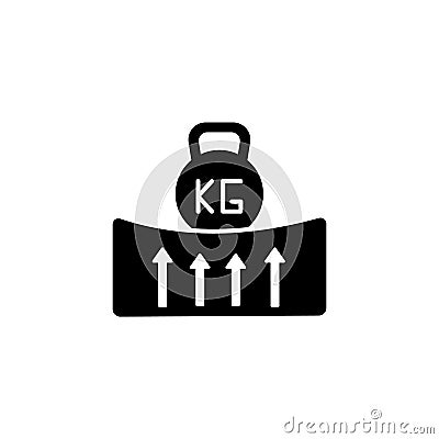 Mattress, weight, elasticity, strong icon. Simple convenience for sleeping icons for ui and ux, website or mobile application Stock Photo