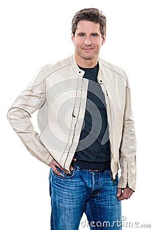 Mature handsome man portrait Stock Photo