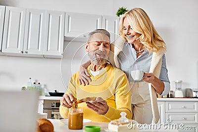 A mature man and woman in Stock Photo