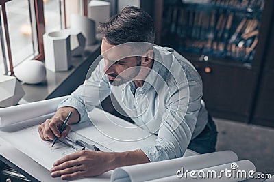 Mature professional at work Stock Photo