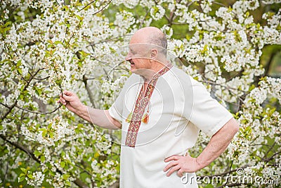 Senior man life, older people lifestyle Stock Photo