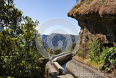 Hiking Madeira Stock Photo