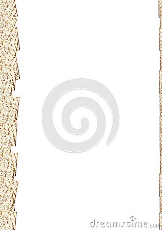 Matzo Passover pattern with white background Stock Photo