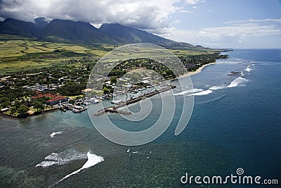 Maui coastline. Stock Photo