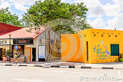 House in Maun, Botswana Editorial Stock Photo