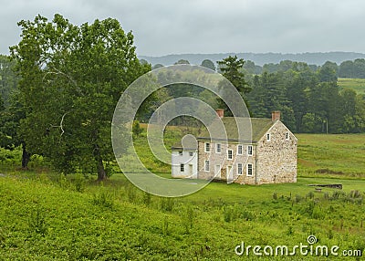 Maurice Stephens House, Valley Forge National Historical Park, Pennsylvania Stock Photo