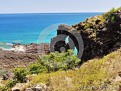 Mauritius Coastline Stock Photo