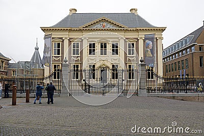 The Mauritshuis in The Hague Editorial Stock Photo