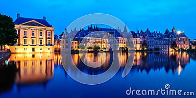 Mauritshuis Museum and Binnenhof Palace, The Hague Stock Photo