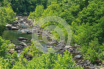 Maury River at Goshen Pass Stock Photo