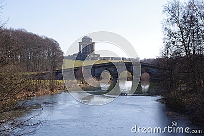 Mausoleum at Castle Howard Stock Photo