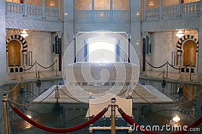 Mausoleum of Habib Bourgiba Editorial Stock Photo