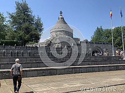 The Mausoleum of Marasesti is a memorial site in Romania containing remains of 5,073 Romanian soldiers Editorial Stock Photo