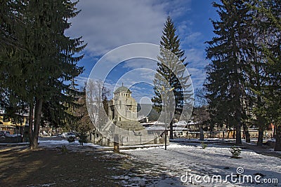 Mausoleum Ossuary of Apriltsi in historical town of Koprivshtitsa, Sofia Region, Bul Editorial Stock Photo