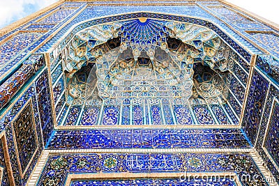 The Mausoleum of Tamerlane the conqueror, in Samarkand, Uzbekist Stock Photo