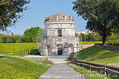 Mausoleum of Theoderic in Ravenna Stock Photo