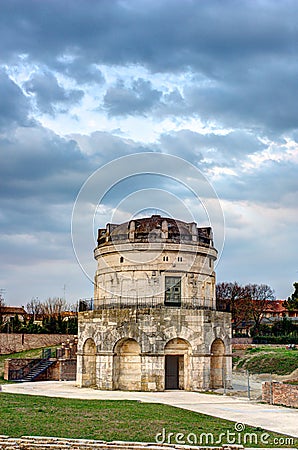 The mausoleum of Theodoric Stock Photo