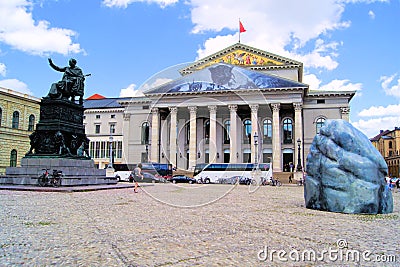 Max Joseph Platz, Munich Editorial Stock Photo