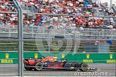 Max Verstappen of Aston Martin Red Bull Racing. Formula One. Sochi Russia. Editorial Stock Photo