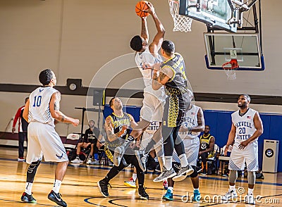 Maxwell Air Force Base Gunter Annex Basketball Team Action Shots Editorial Stock Photo