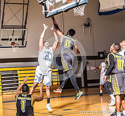 Maxwell Air Force Base Gunter Annex Basketball Team Action Shots Editorial Stock Photo