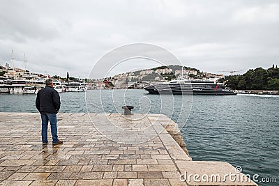 04 May 2019, Dubrovnik, Croatia. Dubrovnik port Editorial Stock Photo