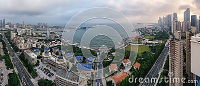 May Fourth Square in Qingdao, China Editorial Stock Photo