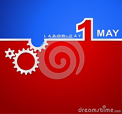 1 May international labor day,workers day background Vector Illustration