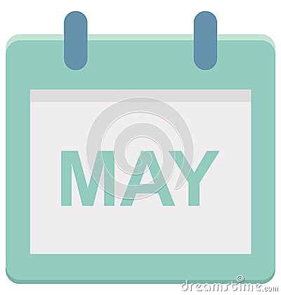 May, may month Special Event day Vector icon that can be easily modified or edit. Vector Illustration