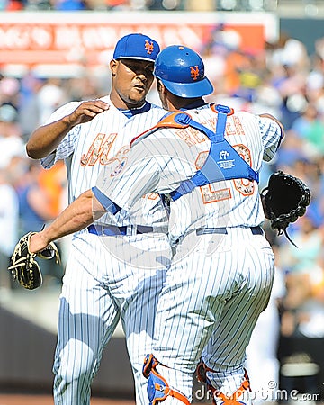 May 25, 2015, Mets beat Phillies. Editorial Stock Photo